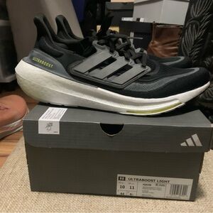 Adidas Ultraboost Light Black and White Athletic Shoes/Worn Once!